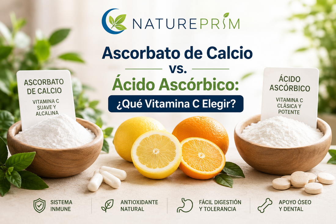 Ascorbato de Calcio vs. Ácido Ascórbico: ¿Qué Vitamina C Elegir?