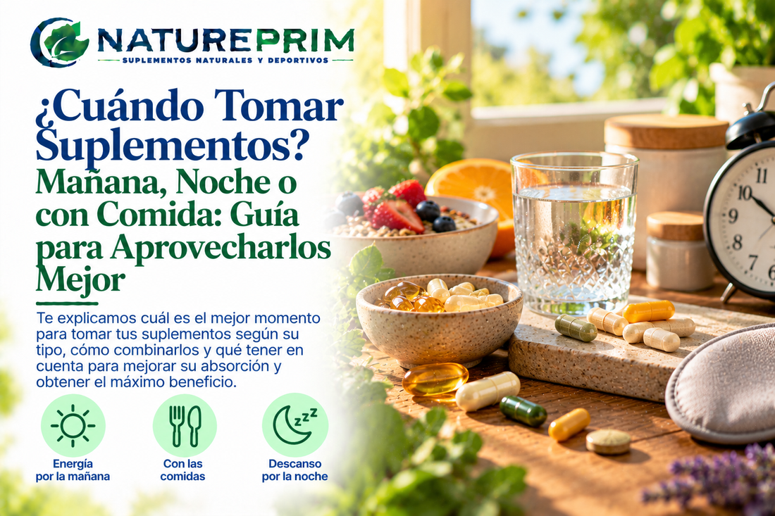¿Cuándo Tomar Suplementos? Mañana, Noche o con Comida: Guía para Aprovecharlos Mejor
