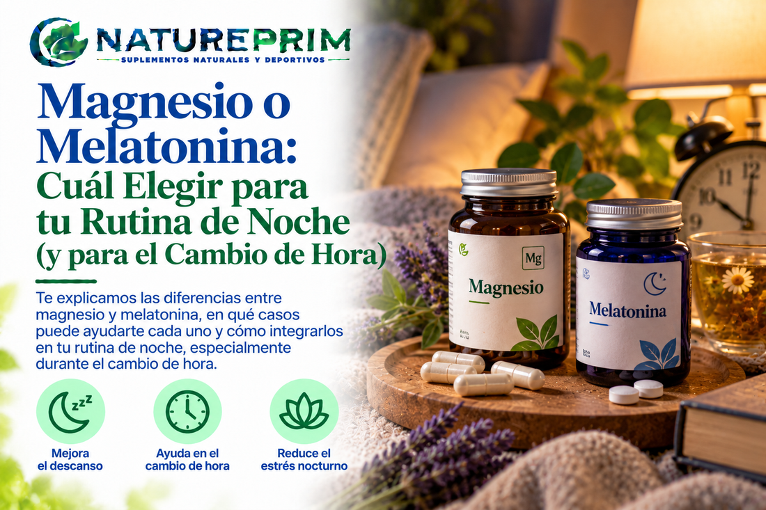 Magnesio o Melatonina: Cuál Elegir para tu Rutina de Noche (y para el Cambio de Hora)