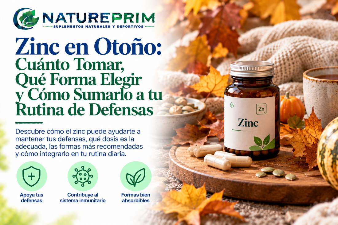 Zinc en Otoño: Cuánto Tomar, Qué Forma Elegir y Cómo Sumarlo a tu Rutina de Defensas