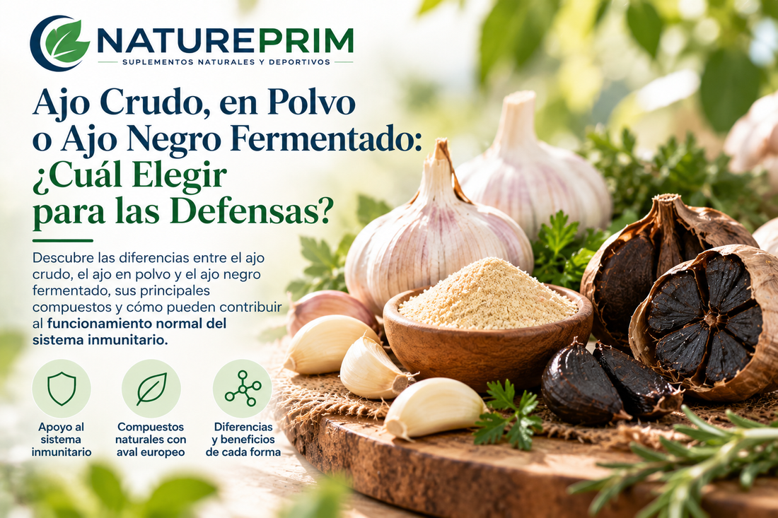Ajo Crudo, en Polvo o Ajo Negro Fermentado: ¿Cuál Elegir para las Defensas?