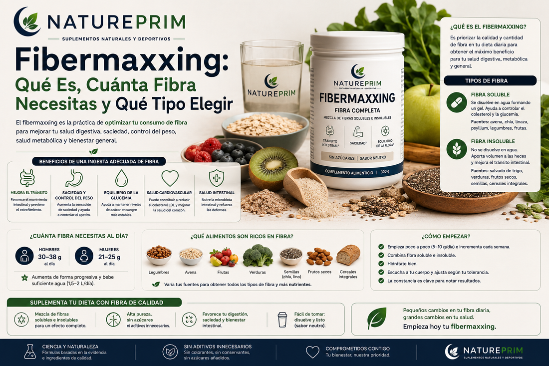 Fibermaxxing: Qué Es, Cuánta Fibra Necesitas y Qué Tipo Elegir