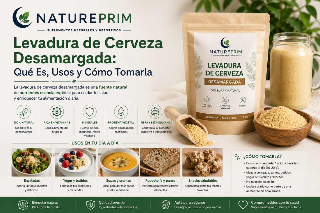 Levadura de Cerveza Desamargada: Qué Es, Usos y Cómo Tomarla