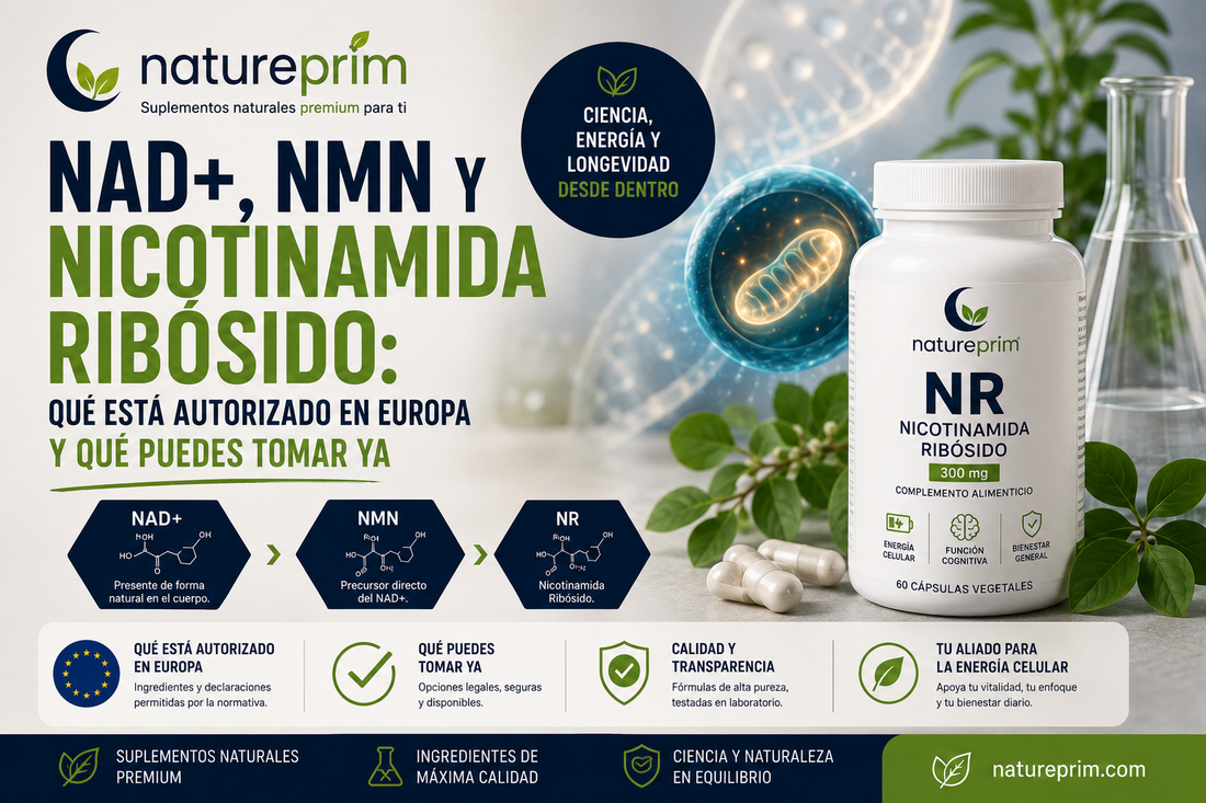NAD+, NMN y Nicotinamida Ribósido: Qué Está Autorizado en Europa y Qué Puedes Tomar Ya