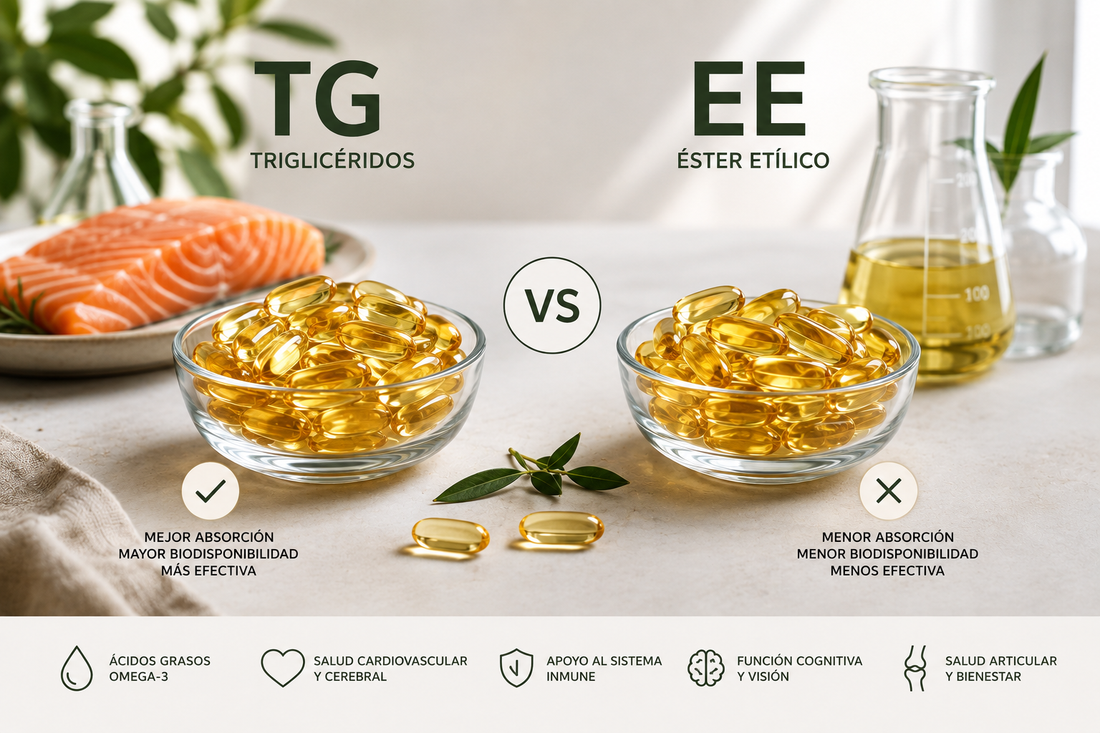 Omega-3 Triglicéridos (TG) vs Éster Etílico (EE): ¿Qué Forma Elegir?