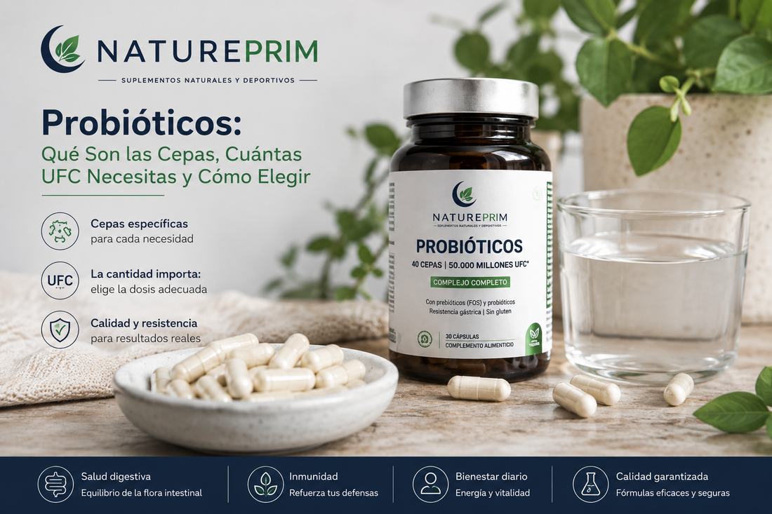 Probióticos: Qué Son las Cepas, Cuántas UFC Necesitas y Cómo Elegir