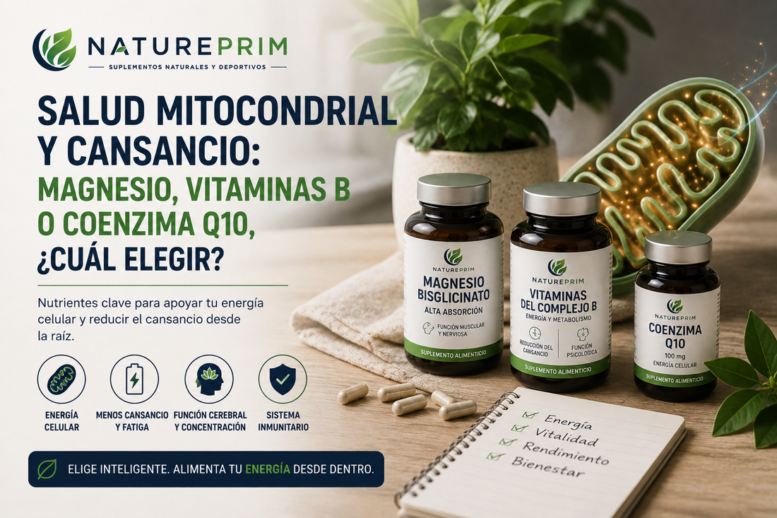 Salud Mitocondrial y Cansancio: Magnesio, Vitaminas B o Coenzima Q10, ¿Cuál Elegir?