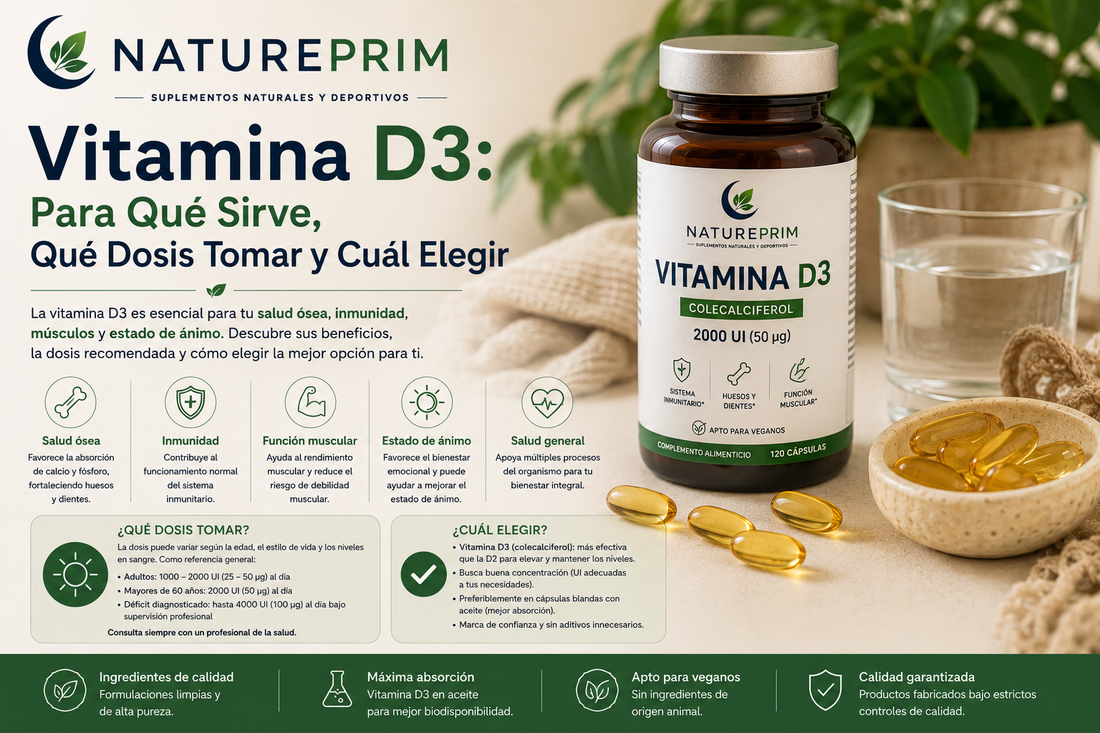 Vitamina D3: Para Qué Sirve, Qué Dosis Tomar y Cuál Elegir
