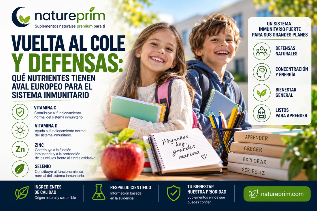 Vuelta al Cole y Defensas: Qué Nutrientes Tienen Aval Europeo para el Sistema Inmunitario