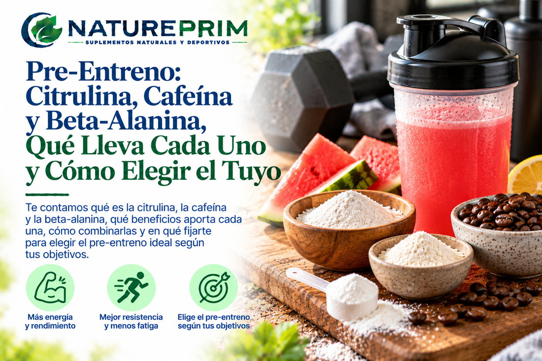 Pre-Entreno: Citrulina, Cafeína y Beta-Alanina, Qué Lleva Cada Uno y Cómo Elegir el Tuyo