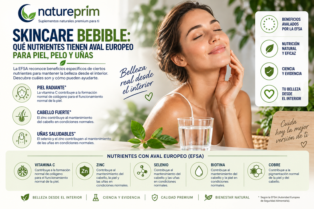 Skincare Bebible: Qué Nutrientes Tienen Aval Europeo para Piel, Pelo y Uñas