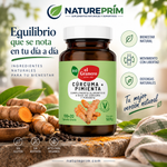 Pack 3 Cúrcuma + Pimienta BIO El Granero Integral | Cápsulas 440 mg | 100+20 Cápsulas