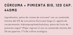 Pack 3 Cúrcuma + Pimienta BIO El Granero Integral | Cápsulas 440 mg | 100+20 Cápsulas