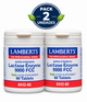 Pack 2 Complejo de Lactasa 9000 FCC Lamberts | Mejora la Digestión de la Lactosa | Vegano | 60 Comprimidos