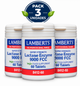 Pack 3 Complejo de Lactasa 9000 FCC Lamberts | Mejora la Digestión de la Lactosa | Vegano | 60 Comprimidos
