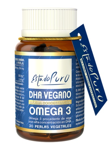DHA Vegano EstadoPuro | Omega 3 de Microalgas | Apto Veganos