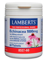 Equinácea 1000mg Lamberts | Con Vitamina C y Zinc | 60 Comprimidos