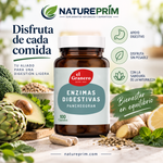 Pack 3 Enzimas Digestivas Pancreogran Complex El Granero Integral | 100 Cápsulas 585 mg
