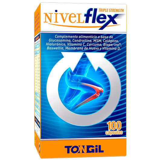 Nivelflex Triple Strength Tongil articulaciones cartílago movilidad 100 cápsulas - suplemento España
