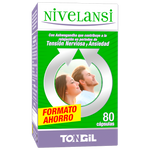 Nivelansi Tongil formato ahorro ansiedad relajación 80 cápsulas - suplemento España