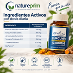 Cúrcuma 10.000 mg EstadoPuro | Full Spectrum Complex | 80 Cápsulas