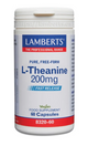 L-Teanina 200mg Lamberts | Forma Libre | Vegano | 60 Comprimidos