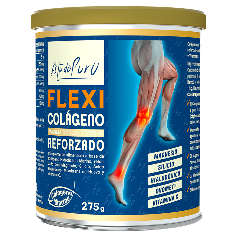 Flexi Colágeno Marino Reforzado EstadoPuro articulaciones piel Tongil 275 g - suplemento España