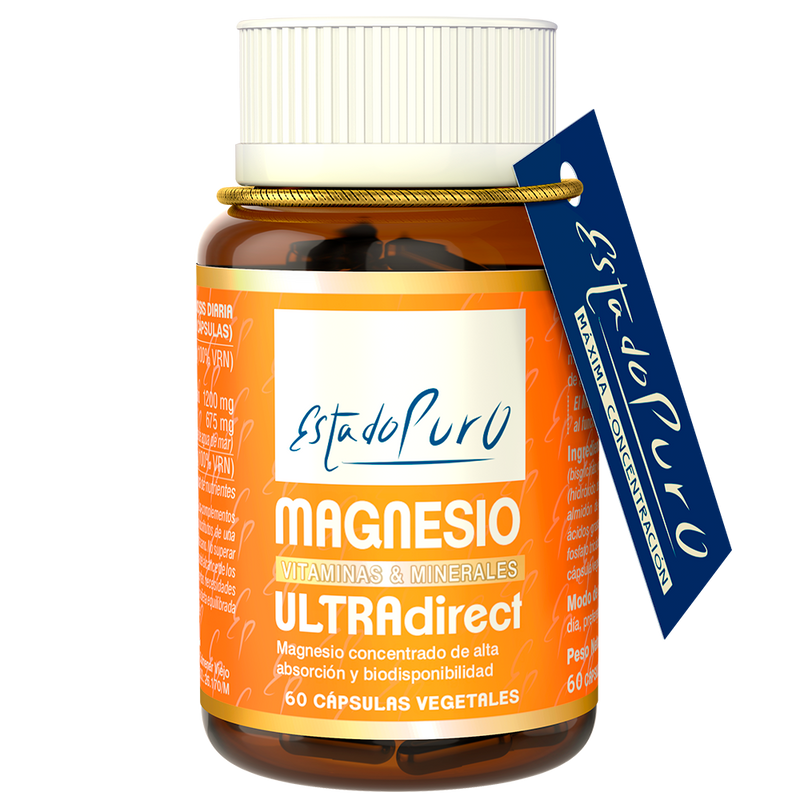 Magnesio ULTRAdirect EstadoPuro alta absorción bisglicinato malato Tongil - suplemento España