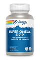 Super Omega 3-7-9 Solaray | Salmón, Espino Amarillo y Oliva Virgen Extra con Vitamina D3 | 120 Perlas