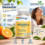 Vitamina C 1000 mg Acción Retardada Solaray | 100 Comp