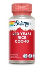 Plus Red Rice & Q10 Solaray | Levadura Roja de Arroz + Niacina + Coenzima Q10 | 60 Cápsulas