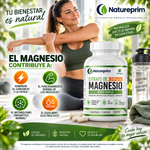 Pack 2 Citrato de Magnesio EFNE | 510mg + Vitamina B6 | Vegano | 240 Cápsulas