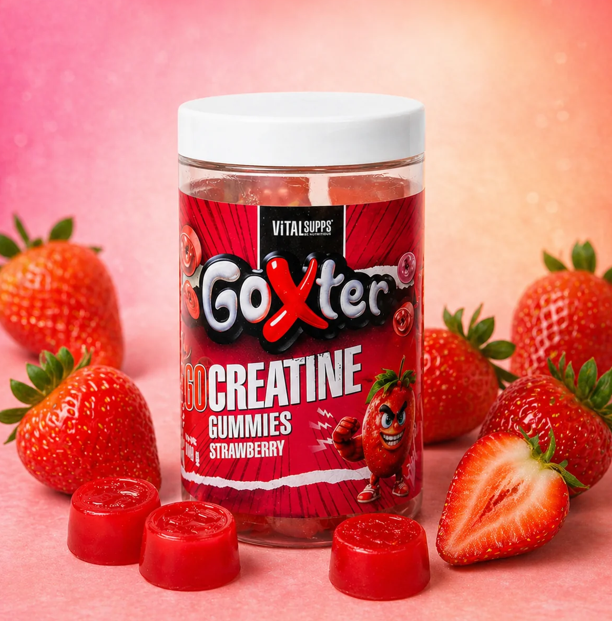 GoXter Go Creatine Gummies | Creatina Monohidrato en Gominolas | 60 Uds. (300g)