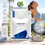 Vitamin D3+K2 Nutriversum VITA | Con Vitamina K1 | 60 Cápsulas