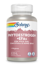 Pack 3 Plus Phytoestrogen Solaray | Borraja, Onagra, Lino y Soja | 60 Perlas