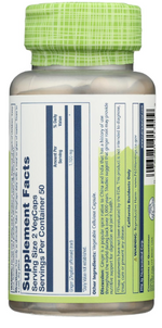 Ginger Root 550mg Solaray | Raíz de Jengibre Pura | Vegano | 100 Cápsulas
