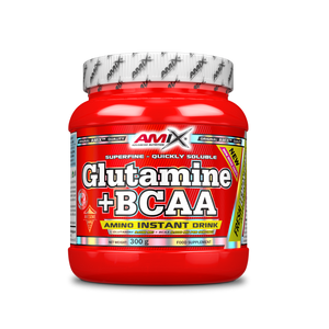 Glutamina + BCAA Amix recuperación muscular 300 g - Natureprim