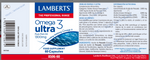 Pack 3 Omega 3 Ultra 1300mg Lamberts | Aceite de Pescado Puro | EPA+DHA | 60 Cápsulas