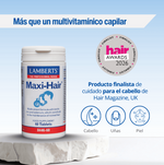 Maxi Hair Lamberts | Bienestar del Cabello, Piel y Uñas | 23 Nutrientes | 60 Comprimidos