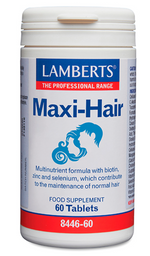 Maxi Hair Lamberts | Bienestar del Cabello, Piel y Uñas | 23 Nutrientes | 60 Comprimidos