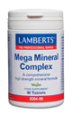Complejo Mineral Completo Lamberts | Fórmula Multimineral | Vegano | 90 Comprimidos