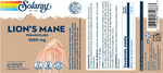 Pack 3 Melena de León Solaray | Hericium erinaceus Fermentado | 60 Cápsulas