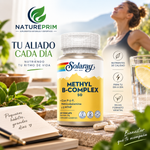 Methyl B-Complex 50 Solaray | Vitaminas B en Formas Coenzimadas | Vegano | 60 Cápsulas