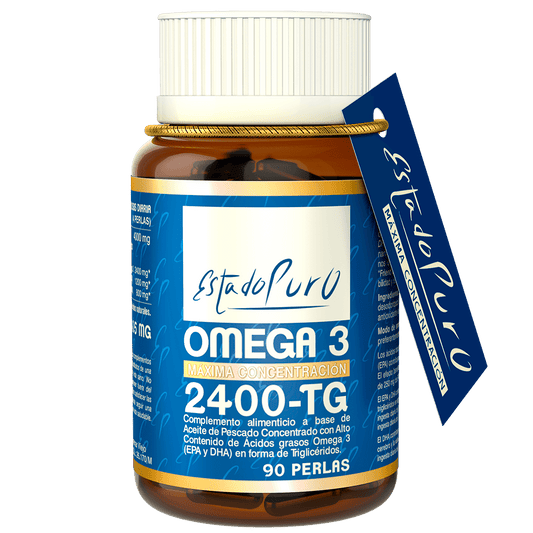 Omega 3 2400-TG EstadoPuro EPA DHA corazón cerebro Tongil 90 perlas - suplemento España