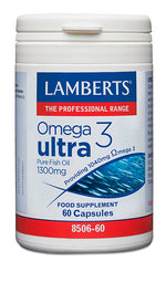 Omega 3 Ultra 1300mg Lamberts aceite de pescado puro EPA DHA 60 cápsulas - suplemento España