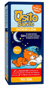 Osito Sanito Dormilón Tongil | Jarabe Infantil con Melisa, Tila y Vitamina B6 | 150ml