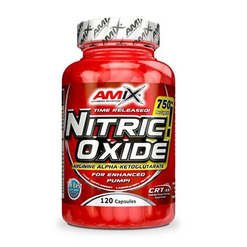 Óxido Nítrico Amix Time Released 750 mg | 120 Cáps - Natureprim