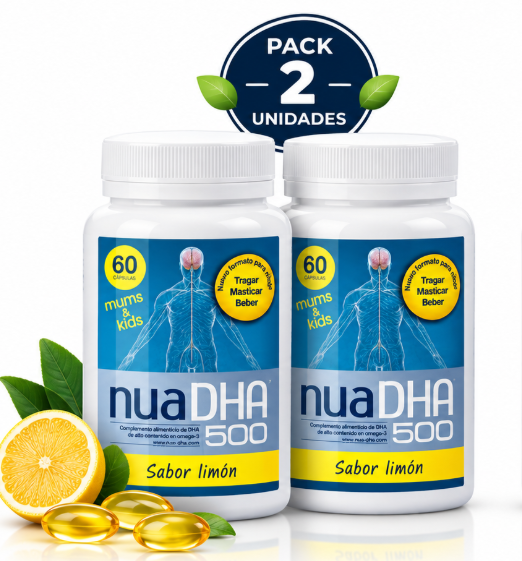 Pack 2 Nua DHA 500 mg Limón - Natureprim
