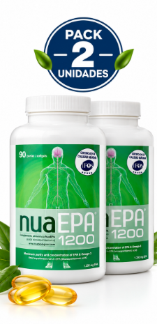 Pack 2 NuaEPA 1200 mg IFOS 5★ | Cardiovascular | 90 Perlas
