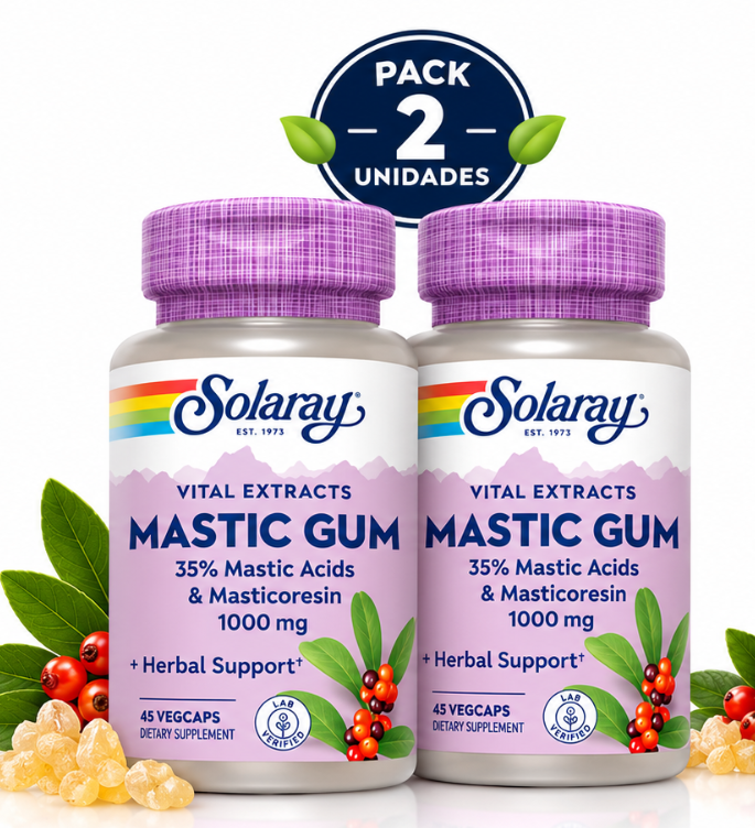 Pack 2 Mastic Gum Solaray - Natureprim